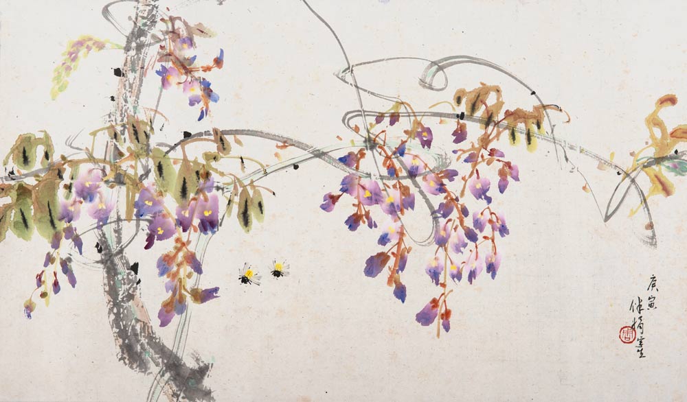 Wisteria And Bee - 2010